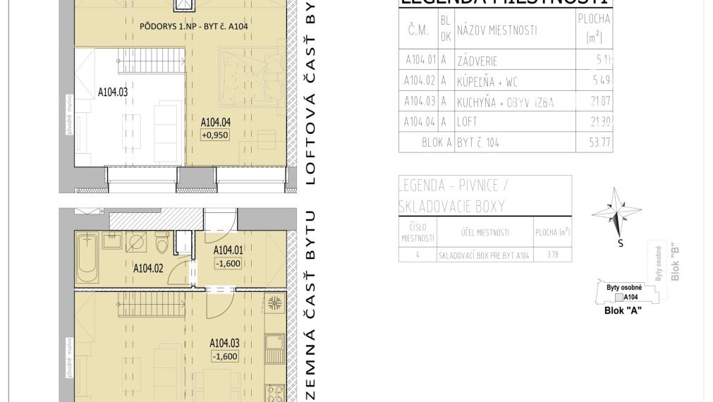 Dizajnový loft A104 – Rezidencia Thermae, Trenčianske Teplice