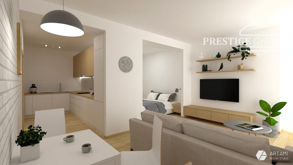 1 izbový byt + oddelená nočná časť, č.25, Rezidencia Thermae