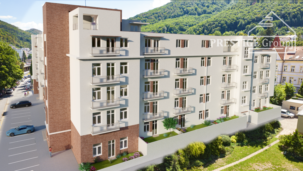 1‑izbový byt s veľkou terasou 6-B.102 – Rezidencia THERMAE